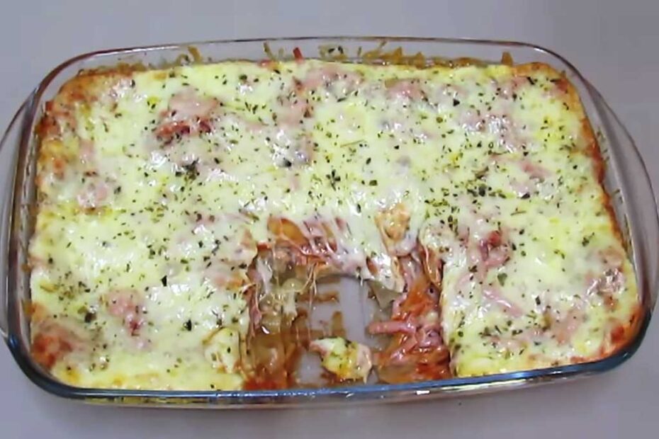 Lasanha de Presunto e Queijo