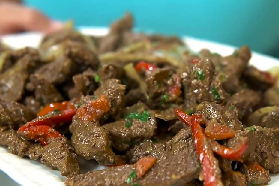 Receita de Fígado de Boi