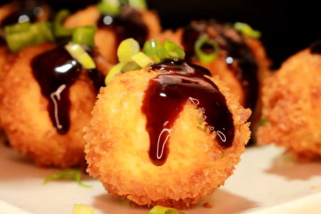 Bolinho Cremoso de Salmão