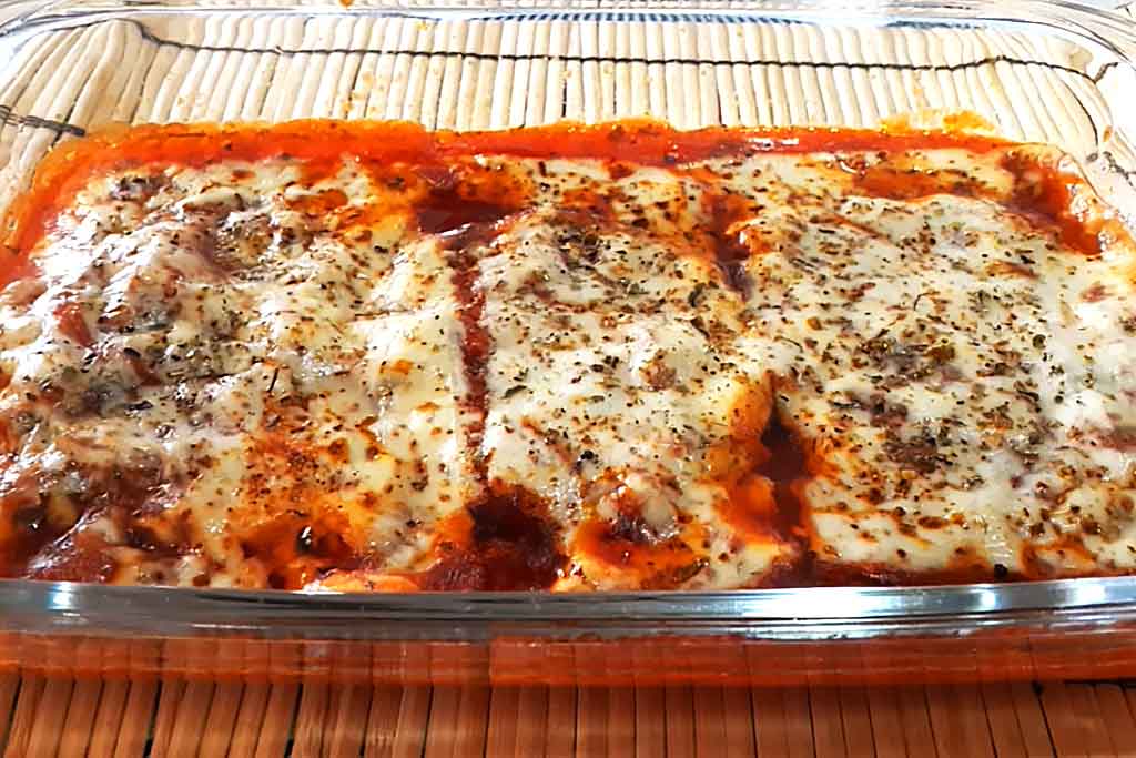 Hambúrguer à Parmegiana