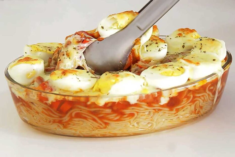 Macarrão Gratinado com Ovos