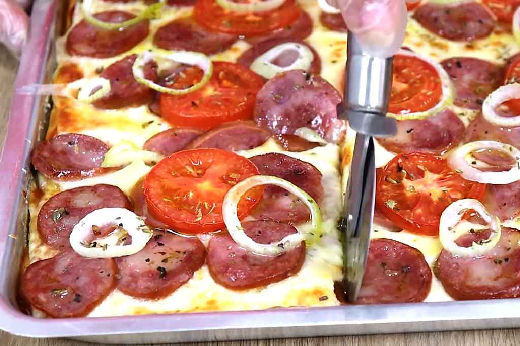 Pizza com Massa Caseira