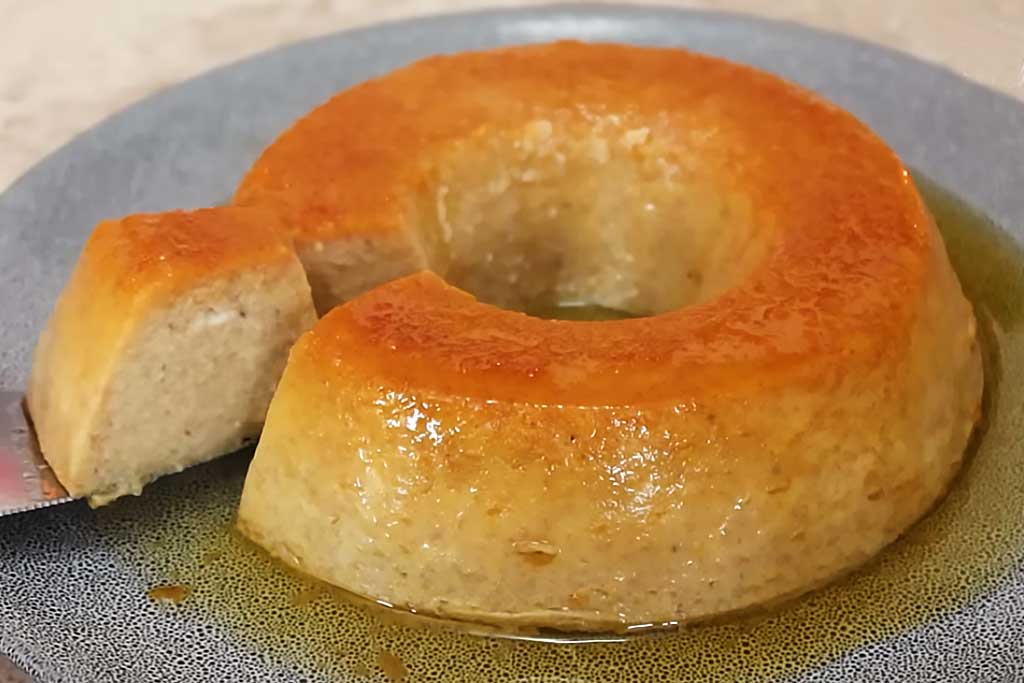 Pudim de Banana sem Leite Condensado