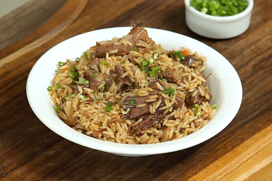 Receita de Costela com Arroz Agulhinha