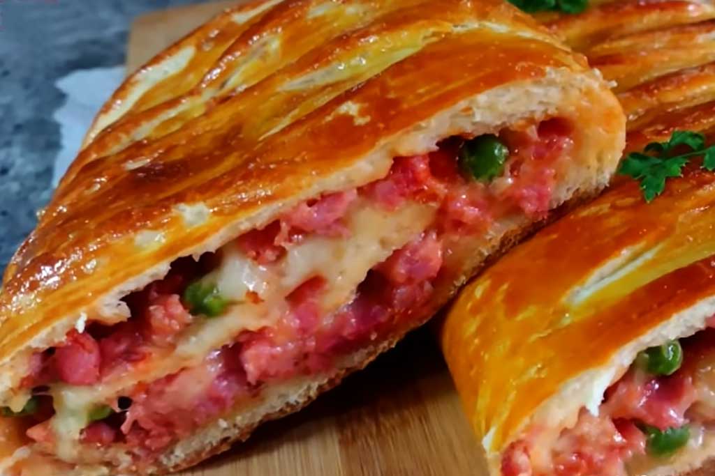 Receita de Pão Recheado