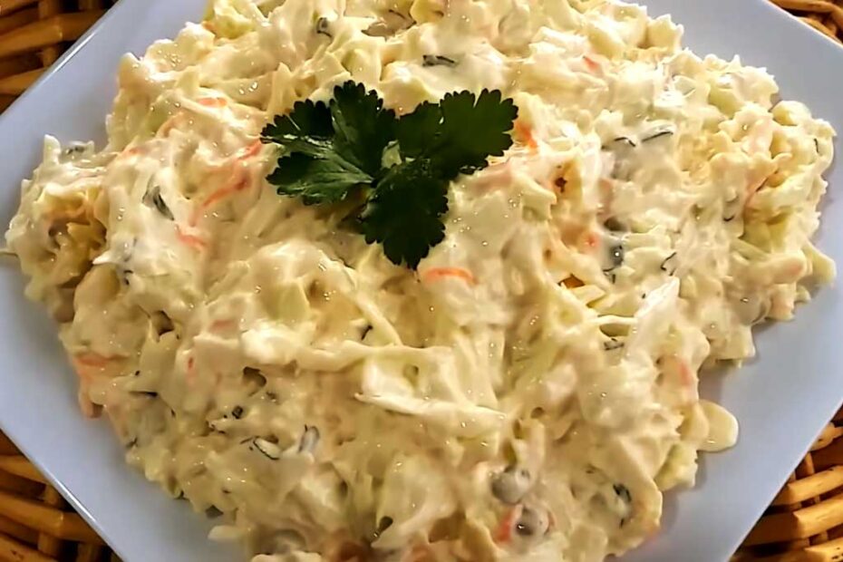 Salada Cremosa de Repolho