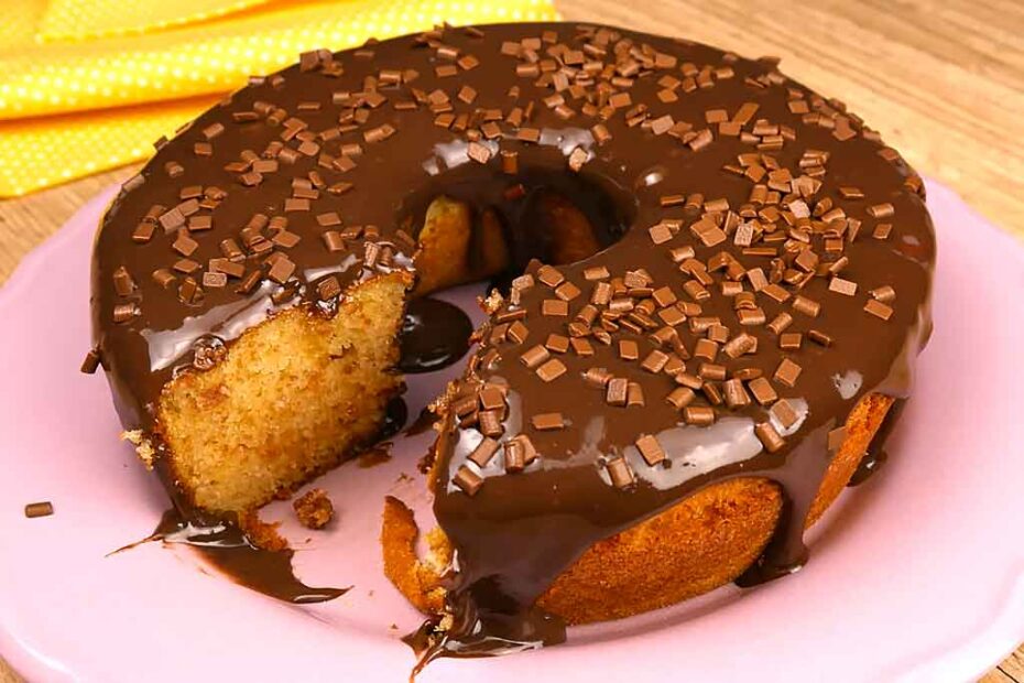 Bolo de Baunilha na Airfryer