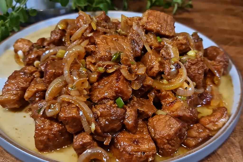 Carne de Porco na Panela de Pressão