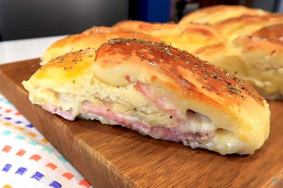 Enroladinho de Presunto e Queijo