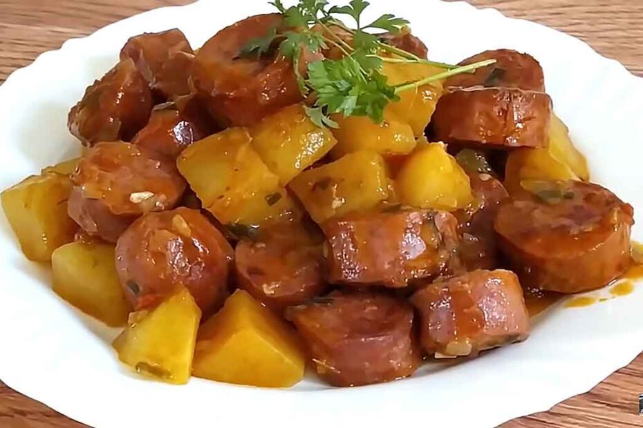 Ensopado de Linguiça Calabresa com Batata