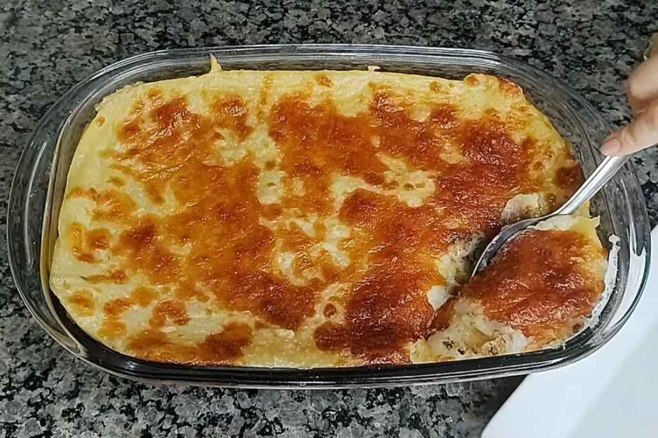 Escondidinho de Carne de Sol com Macaxeira