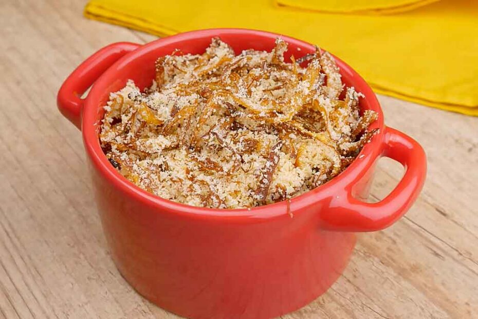 Farofa Crocante de Cebola