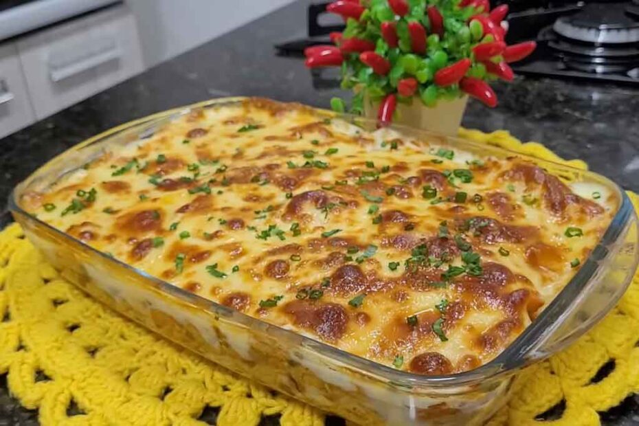 Pavê de Frango com Legumes