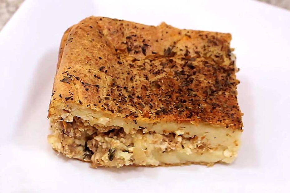 Torta de Liquidificador com Ricota e Atum