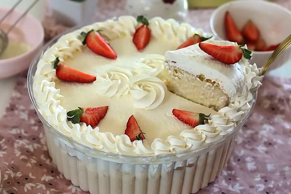 Bolo Alagado de Quatro Leites