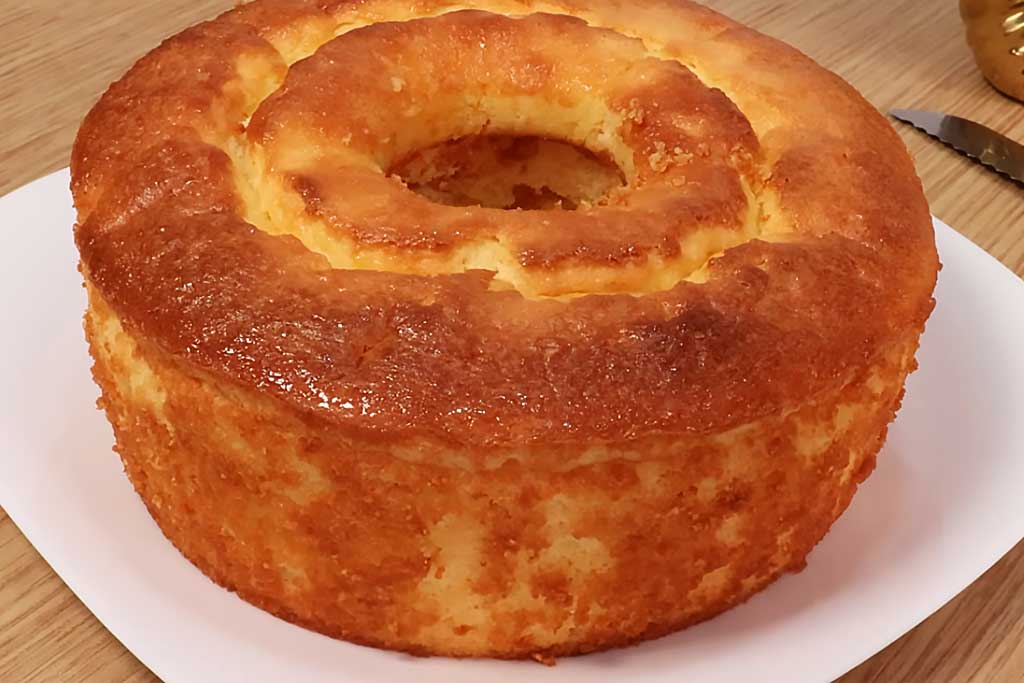 Bolo Grande no Liquidificador