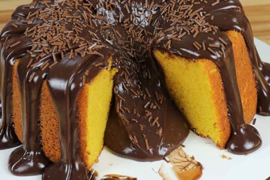 Bolo de Cenoura com Brigadeiro