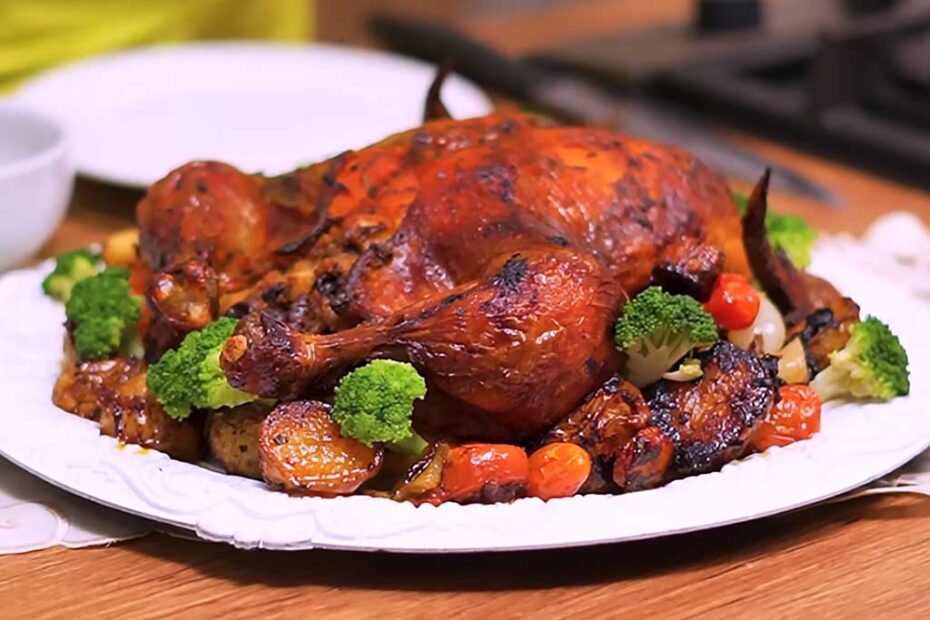 Chester Suculento com Farofa