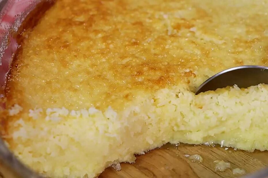 Cocada Assada na Travessa