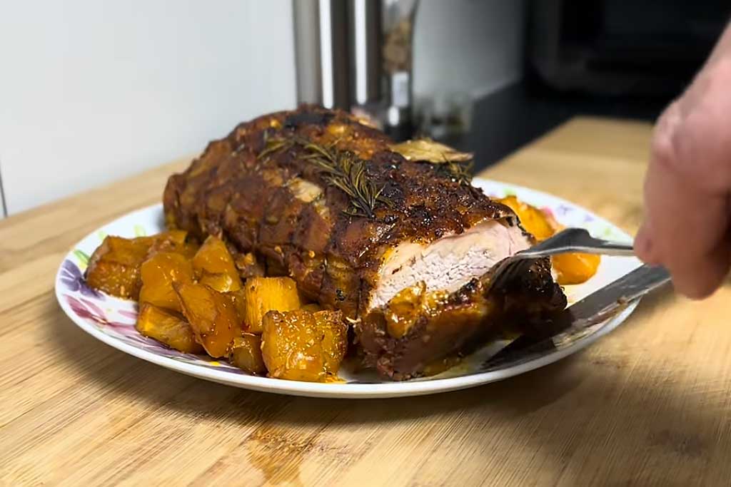 Lombo de Porco com Abacaxi