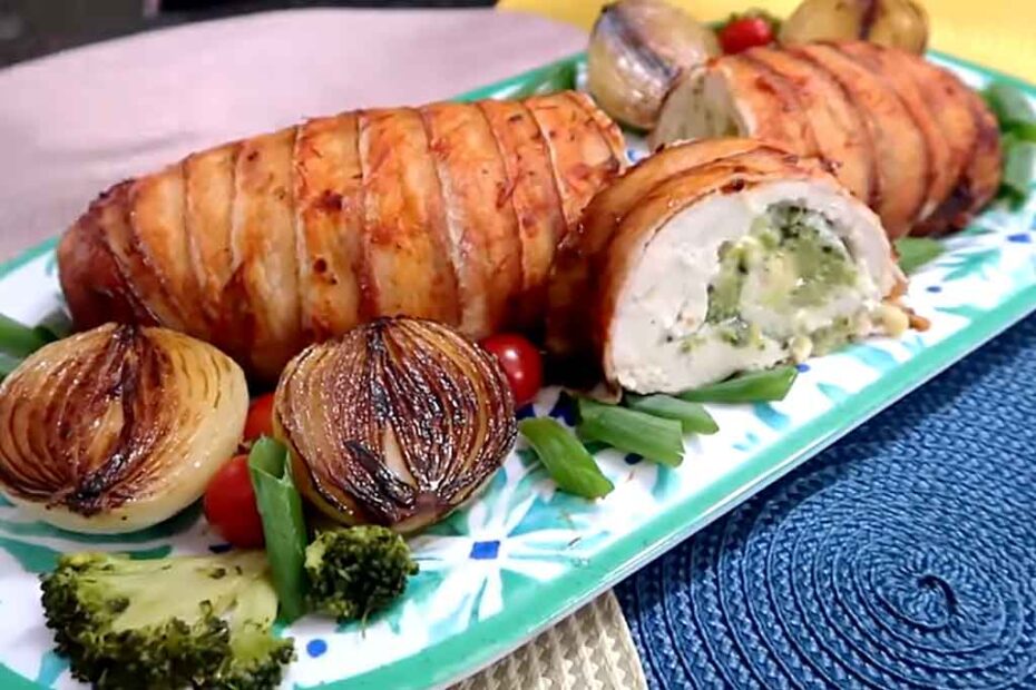 Rocambole de Peito de Frango