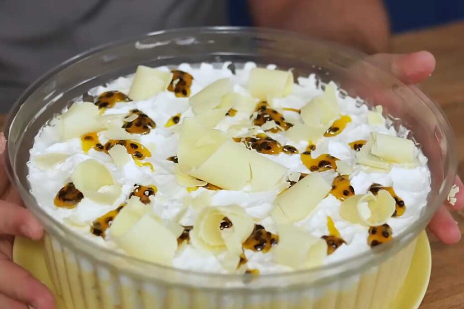 Bolo Alagado de Maracujá