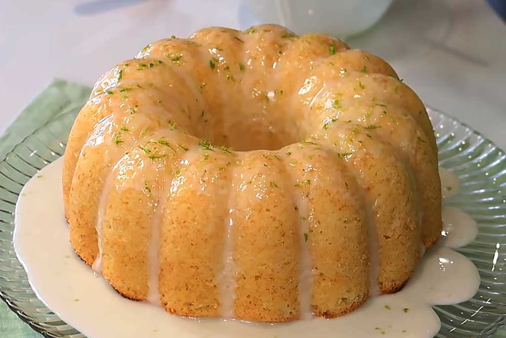 Bolo de Limão de Liquidificador