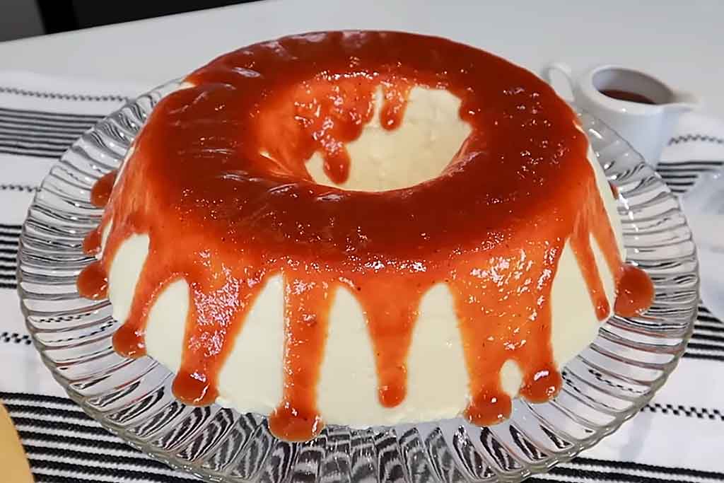 Pudim Romeu e Julieta