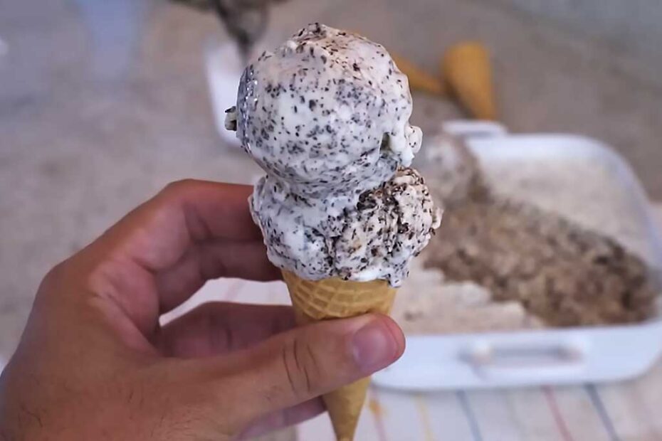 Sorvete de Flocos Cremoso