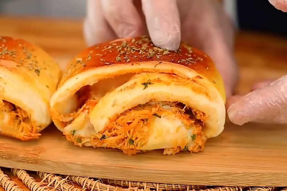 Enroladinho de Frango com Requeijão