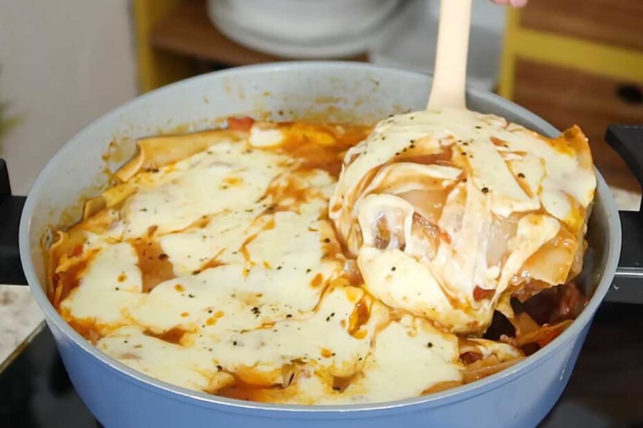 Lasanha na Frigideira