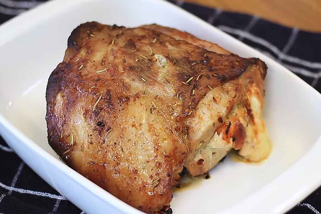 Lombo Suíno Assado e Recheado