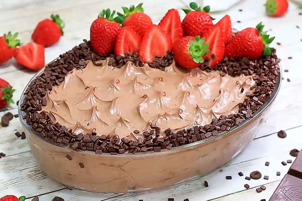 Mousse de Chocolate Econômico