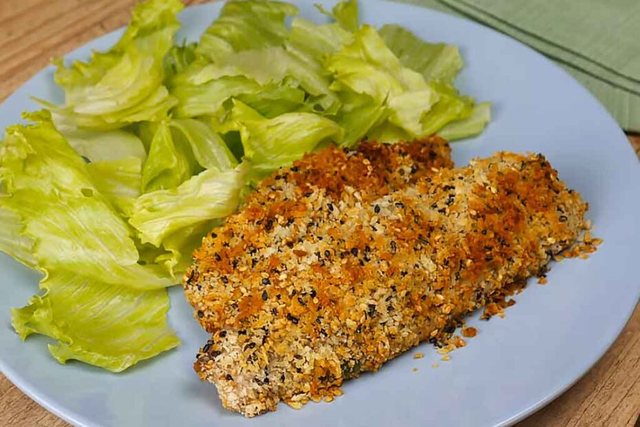 Peixe Crocante com Gergelim