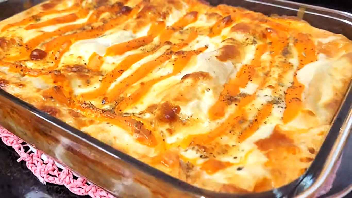 Receita de Lasanha Quatro Queijos