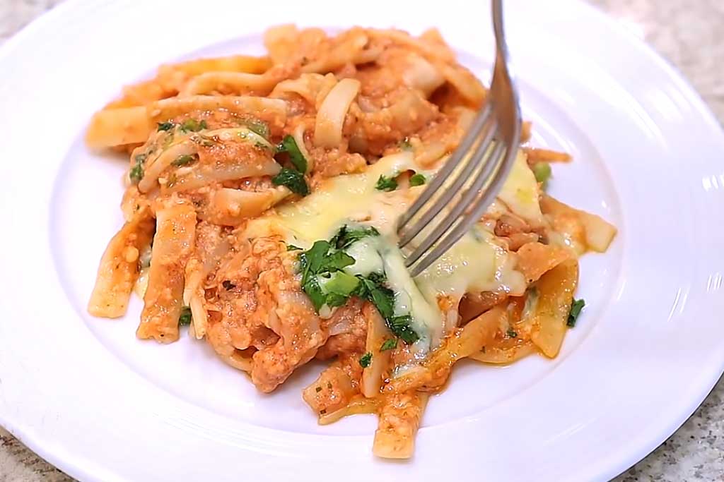 Receita de Macarrão Cremoso ao Forno