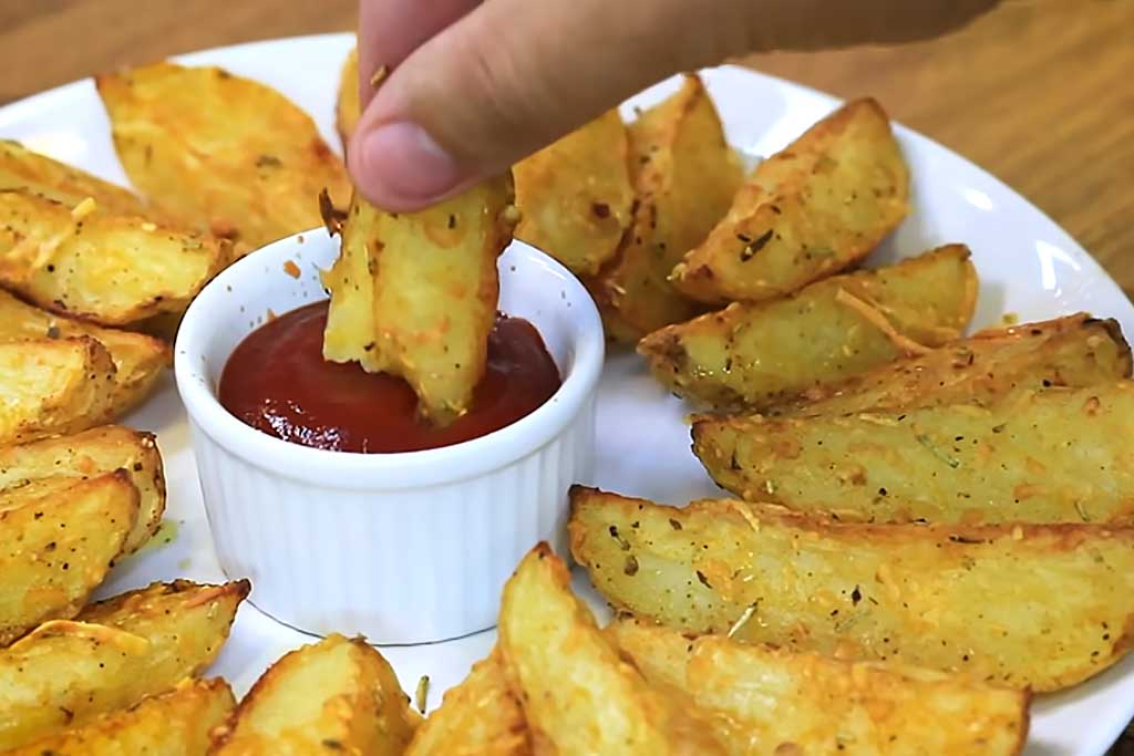 Batatinhas Assadas Crocantes