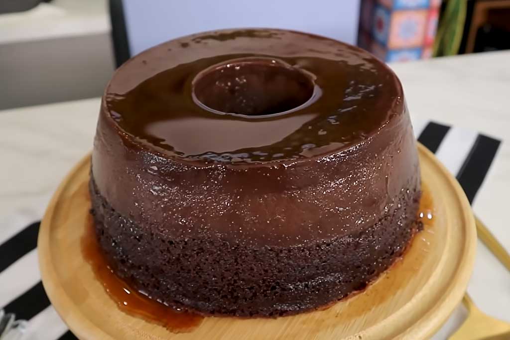 Bolo Pudim de Chocolate
