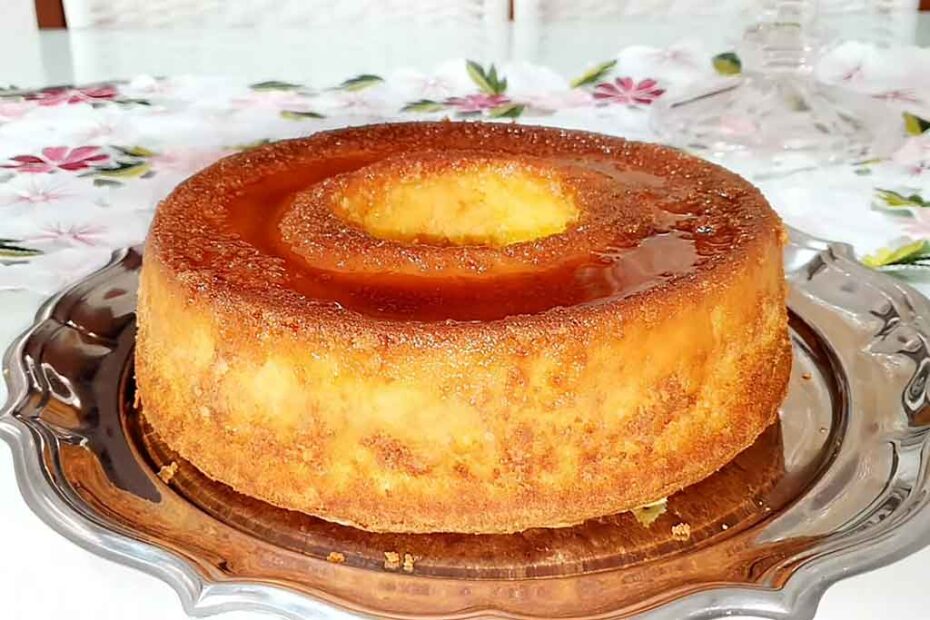 Bolo Pudim de Milho Verde