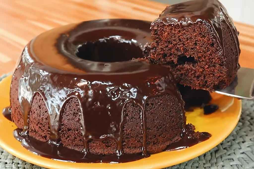 Bolo de Café e Chocolate