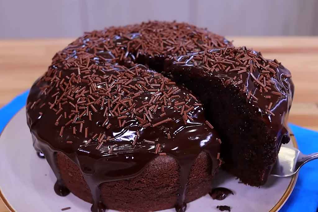 Bolo de Chocolate Fofinho e Irresistível