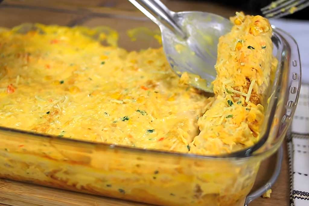 Panquecas Cremosas de Frango