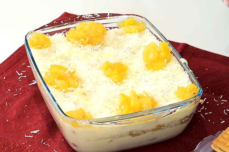 Pavê de Abacaxi com Coco