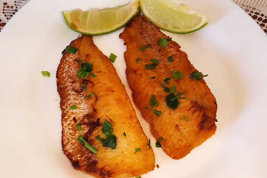 Peixe Grelhado na Frigideira