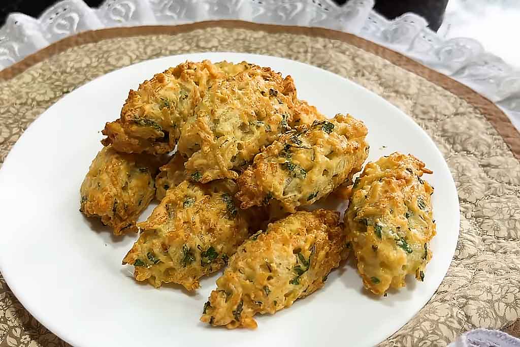 Bolinho de Arroz na Air Fryer