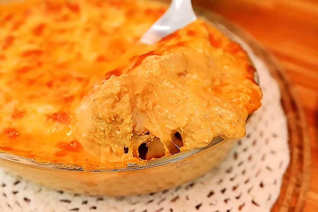 Frango com Creme de Milho Gratinado
