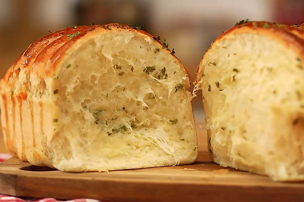 Melhor Pão de Alho com Queijo