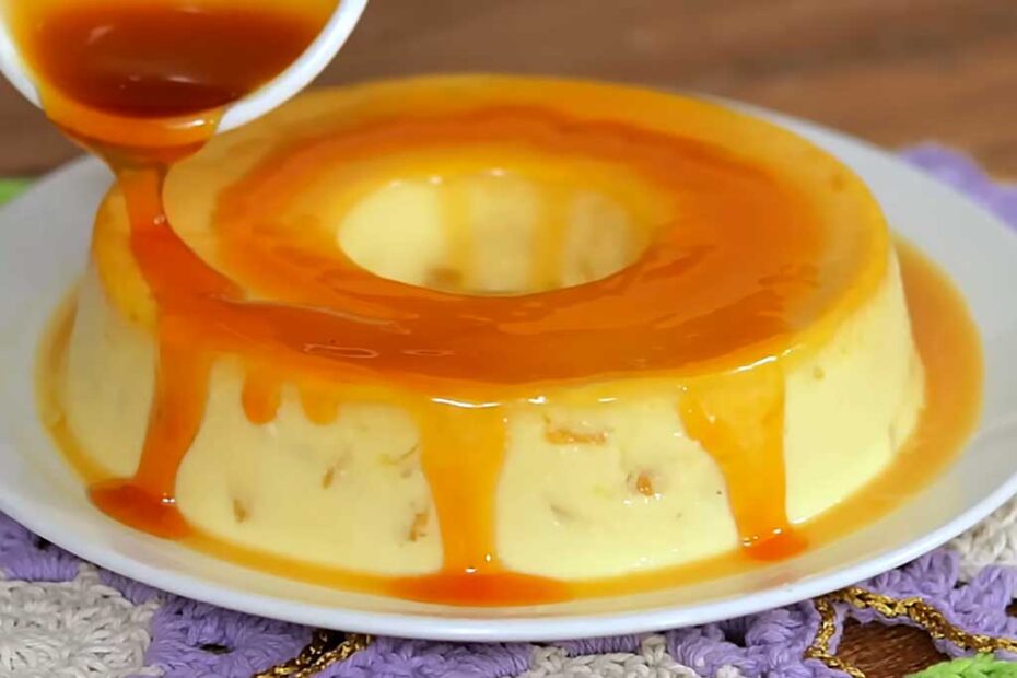 Pudim de Abacaxi Caramelizado