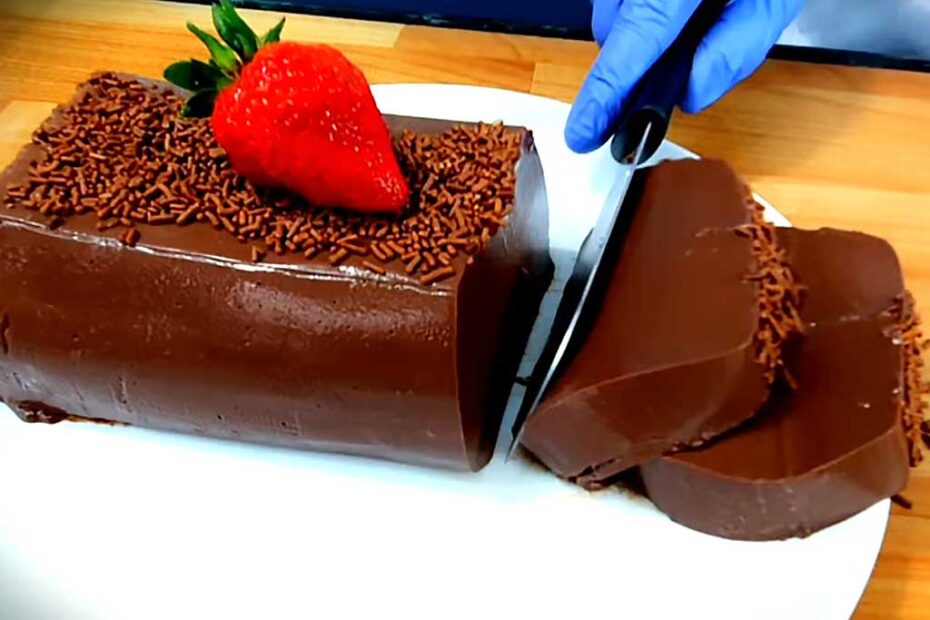 Pudim de Chocolate na Caixinha de Leite