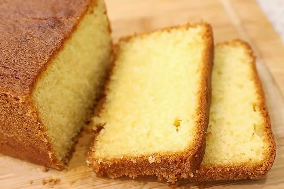 Bolo Amanteigado que Derrete na Boca